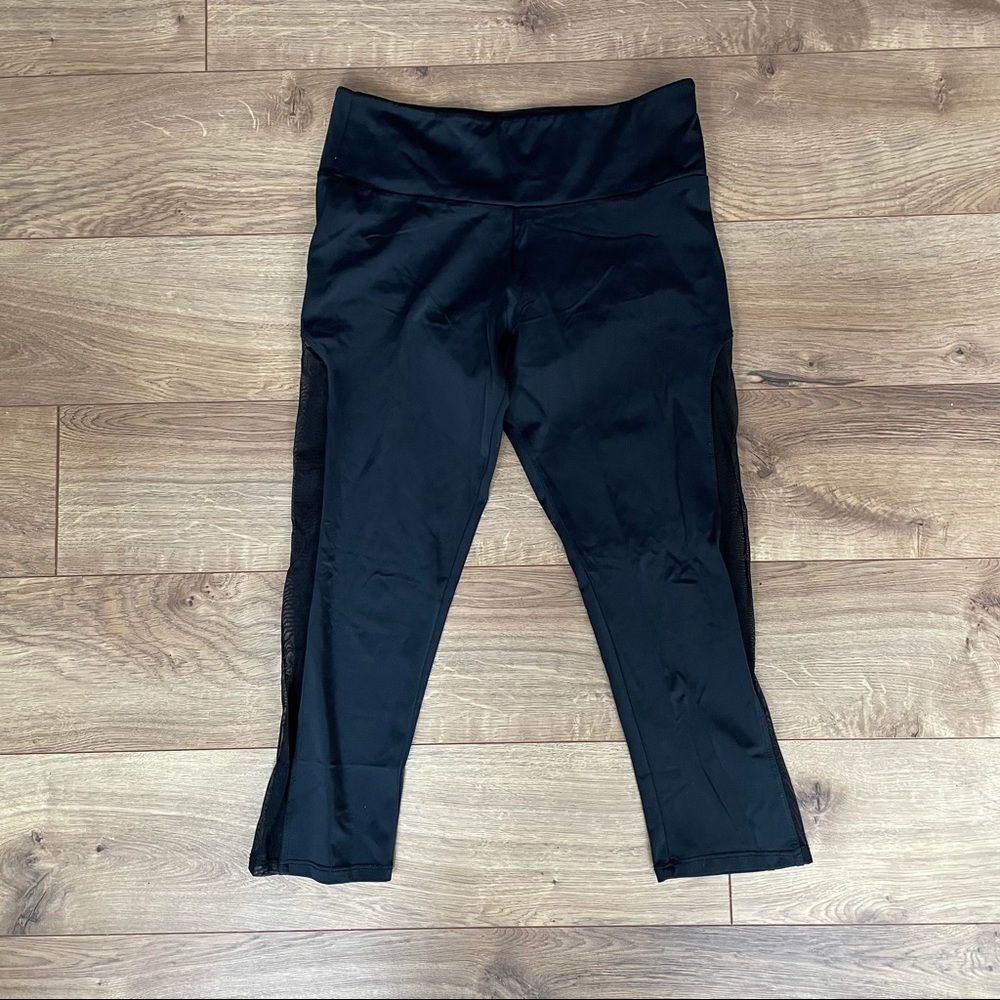 Onzie Women's Black Mesh-paneled Leggings